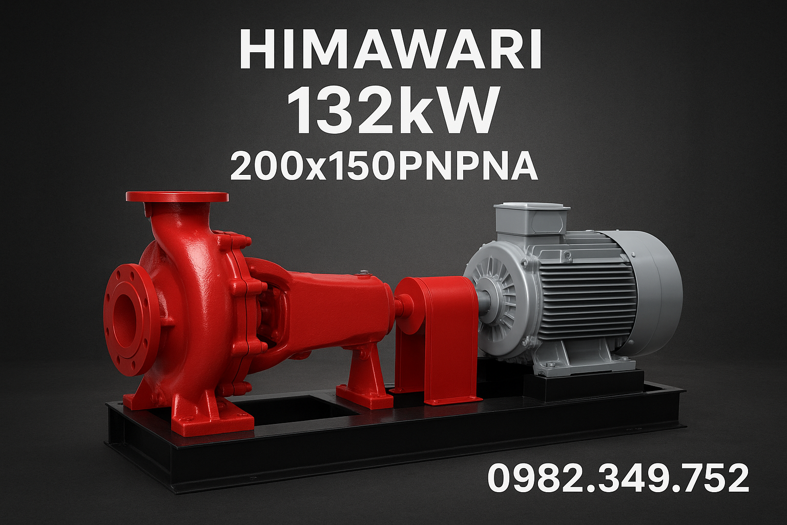 🧯 Máy Bơm Chữa Cháy Himawari 132kW – Model 200x150PNPNA