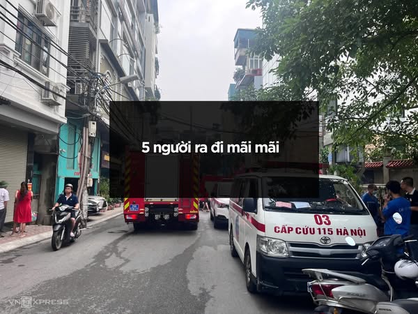 Quá đau xót: Cháy nhà ở Hà Nội, cả gia đình 5 người ra đi mãi mãi
