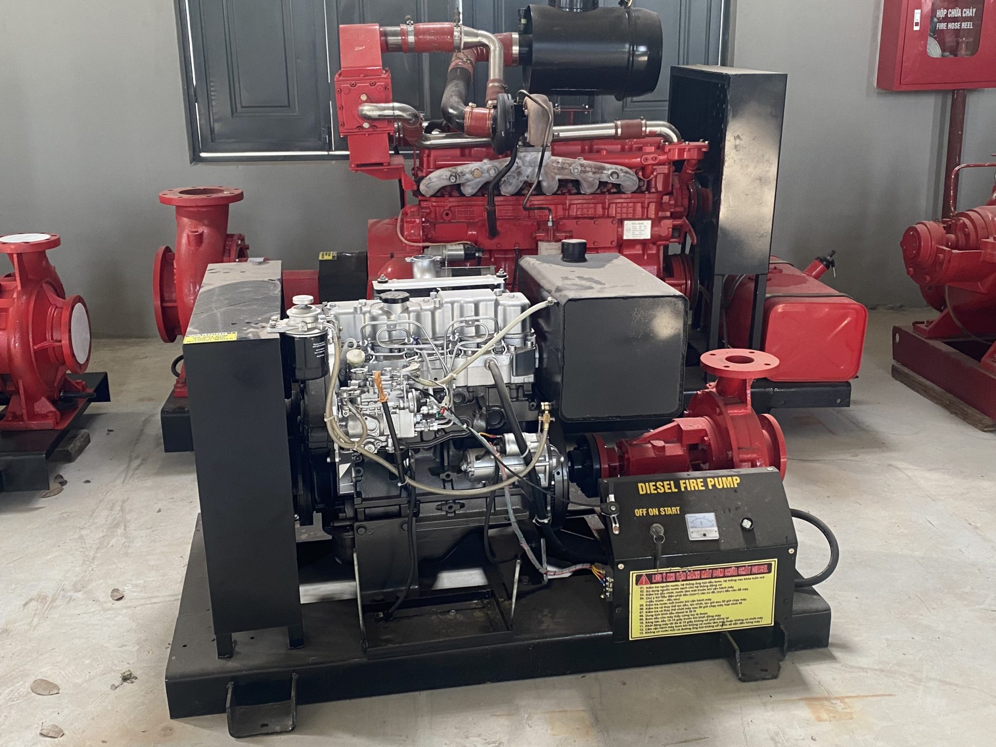 Máy bơm chữa cháy Diesel 7.5kw giá bao nhiêu?