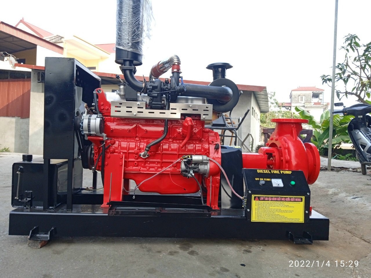Bơm PCCC Himawari Diesel 132KW – Chính Hãng, Giá Tốt, Đầy Đủ Hồ Sơ Kiểm Định