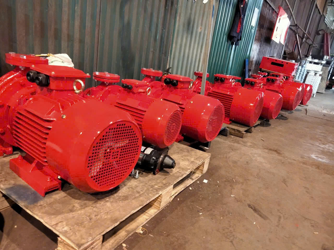 MÁY BƠM ĐỘNG CƠ ĐIỆN ĐẦU RỜI 110KW TẠI HÒA BÌNH.
