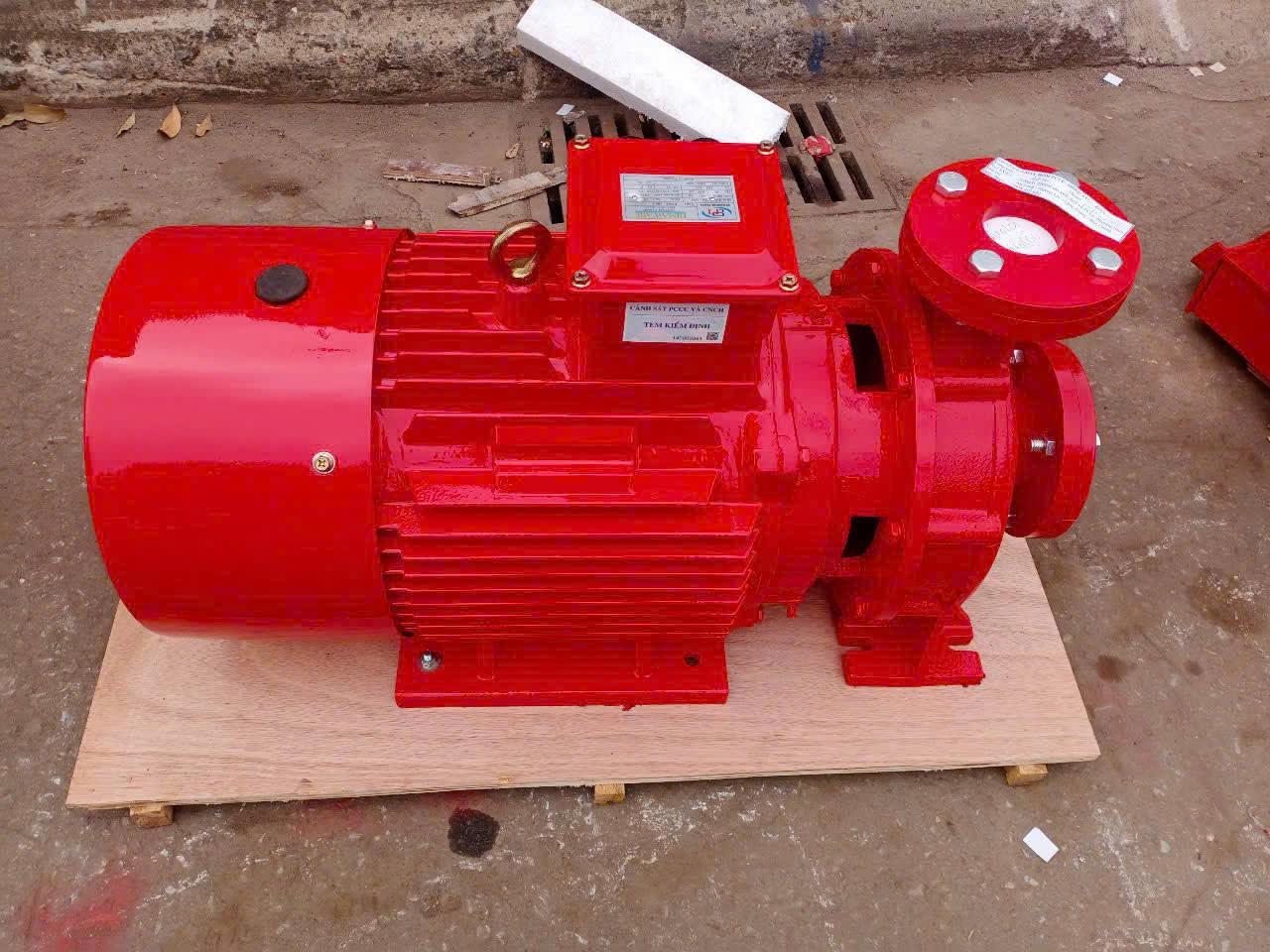 Máy bơm PCCC đầu liền Himawari Công suất 11Kw (1) Himawari Việt Nam PN40 – 250 B