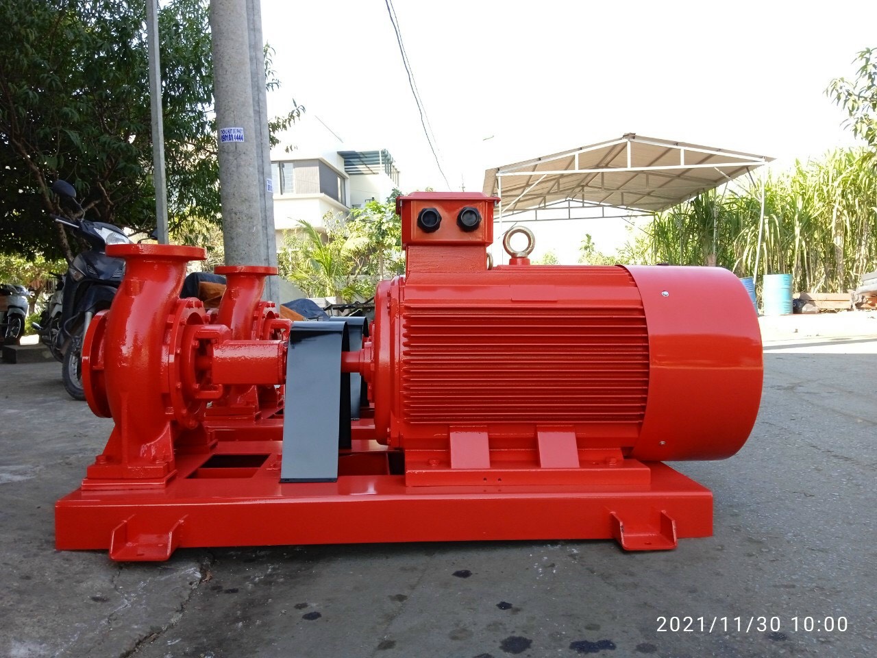 MÁY BƠM ĐỘNG CƠ DIESEL CÔNG SUẤT: 10HP/7.5KW KHUNG NGANG Model : PNP40-200A Hãng: Himawar- VN